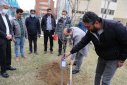 ATU members plant trees in ATU central campus