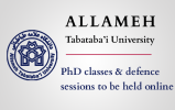 PhD classes will be online since 19 February 2022