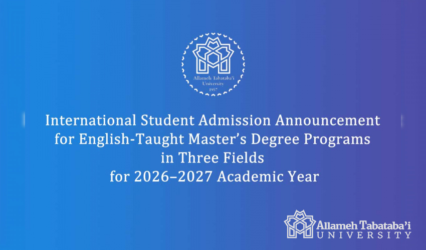 International Student Admissions for English-Taught Master’s Degree Programs in Three Fields for 2026–2027 Academic Year