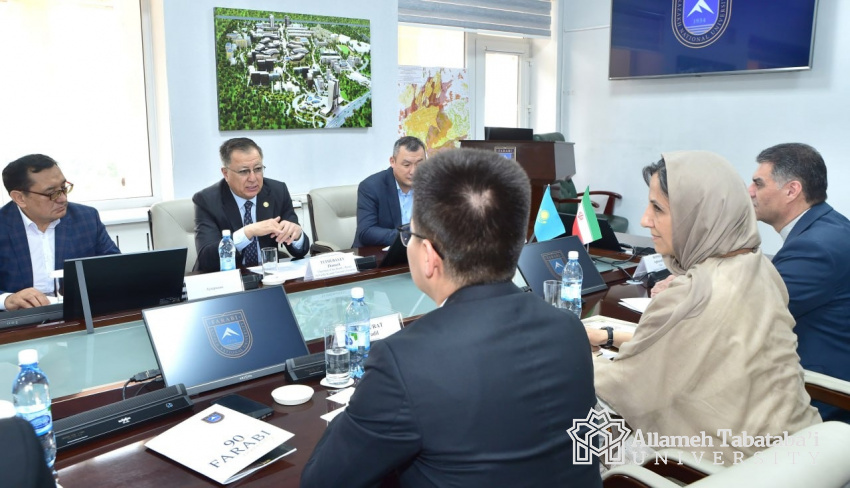 Iranian delegation meets with Rector of Al-Farabi Kazakh National University