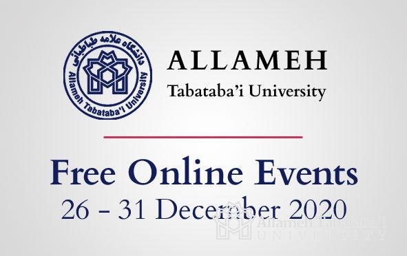 ATU's Online Events, 26 to 31 December 2020