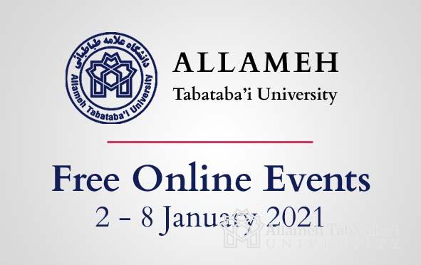 ATU's Online Events, 2 to 8 January 2021