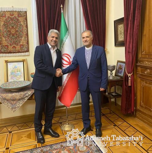 ATU President and Iranian Ambassador to Moscow meet to reinforce academic diplomacy