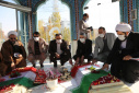 برگزاری مراسم غبار روبی مزار شهدای گمنام دانشگاه علامه طباطبائی به مناسبت هفته دفاع مقدس