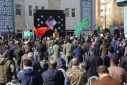 مراسم استقبال و تکریم از خانواده شهید ابراهیم قائمی در محل پردیس مرکزی دانشگاه برگزار شد