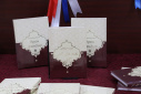 رونمایی از سردیس شاعر ملی‌ اوستیا در دانشگاه علامه طباطبائی