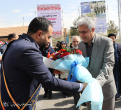 آیین غبارروبی مقبره شهدا در دانشگاه علامه طباطبائی