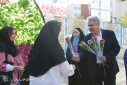 استقبال هیئت رئیس دانشگاه علامه‌طباطبائی از دانشجویان در آغاز سال تحصیلی جدید