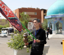 کاروان دانشجویی دانشگاه علامه طباطبائی عازم پیاده‌روی اربعین حسینی شد