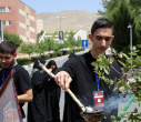 کاروان دانشجویی دانشگاه علامه طباطبائی عازم پیاده‌روی اربعین حسینی شد