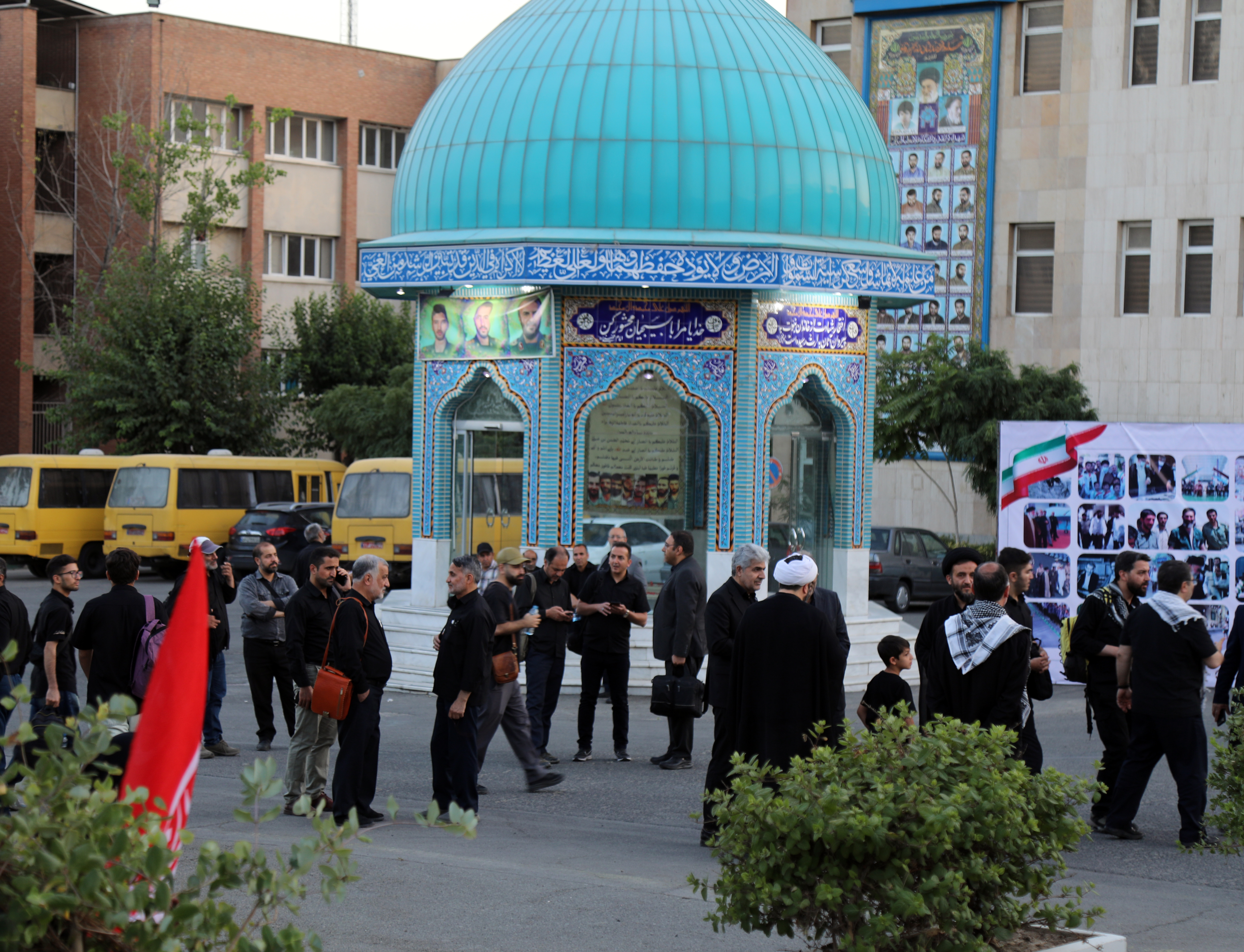 دانشگاه علامه طباطبائی میزبان عزاداران دانشگاهی مراسم وداع تشییع رهبر شهید انقلاب بود