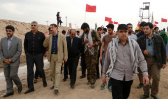 همگامی اعضاء هیأت رئیسه دانشگاه با اردوی راهیان نور در مناطق جنگی خوزستان