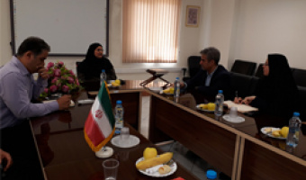 نشست مشترک رئیس پژوهشکده بیمه با رئیس موسسه آموزش عالی بیمه اکو