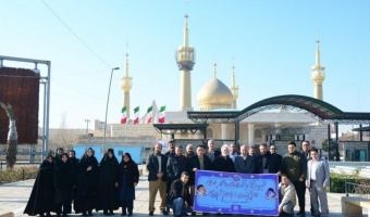 مراسم تجدید میثاق دانشگاهیان با آرمان های انقلاب اسلامی در مرقد امام خمینی(ره) برگزار شد.