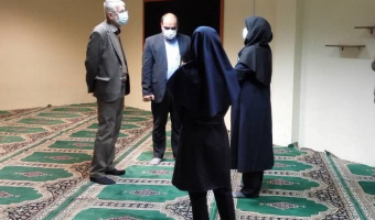 بازدید سرپرست دانشگاه از خوابگاه دخترانه شهید معینیان