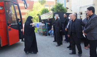 گزارش تصویری/ بازگشت کاروان دانشجویان دانشگاه علامه طباطبائی از پیاده روی اربعین حسینی