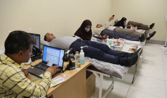 پویش «اهدای خون جامعه ورزش و جوانان» در دانشگاه علامه طباطبائی برگزار شد