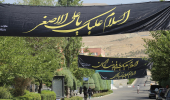 آماده سازی فضای دانشگاه علامه‌طباطبائی برای روزهای محرم