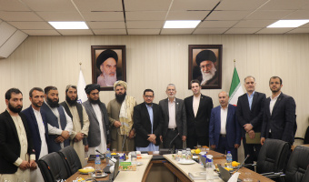 دیدار رئیس دانشگاه ننگرهار افغانستان و هیئت همراه با رئیس دانشگاه علامه‌طباطبائی