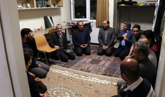 بازدید هیئت رئیسه دانشگاه علامه‌طباطبائی از خوابگاه پسرانه شهید همت