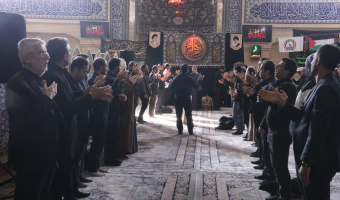 مراسم عزاداری شهادت حضرت فاطمه زهرا (س) در دانشگاه علامه‌طباطبائی