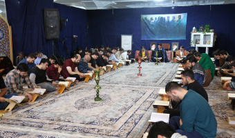 برگزاری آیین معنوی اعتکاف در دانشگاه علامه‌طباطبائی