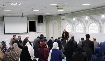 بازدید هیئت رئیسه دانشگاه علامه‌طباطبائی از مجتمع خوابگاهی دخترانه شهید سلامت و حضور در رویداد «فرهنگ ماه»