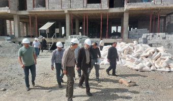 بازدید رئیس دانشگاه علامه‌طباطبائی از پروژه عمرانی خوابگاه متاهلی دانشگاه