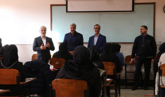 بازدید وزیر علوم از حوزه آزمون دکتری در دانشگاه علامه طباطبائی