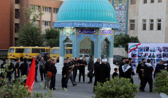 دانشگاه علامه طباطبائی میزبان عزاداران دانشگاهی مراسم وداع و تشییع رهبر شهید انقلاب بود