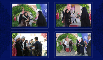 استقبال هیئت‌رئیسه دانشگاه علامه طباطبائی از دانشجویان با اهدای گل