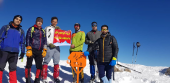 فتح قله 3405 متری توسط اعضای انجمن کوهنوردی دانشگاه علامه طباطبائی