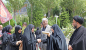 کاروان دانشجویی دانشگاه علامه طباطبائی عازم پیاده‌روی اربعین حسینی شد