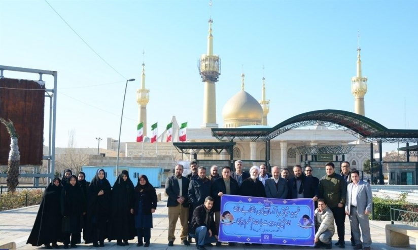 مراسم تجدید میثاق دانشگاهیان با آرمان‌های انقلاب در مرقد امام خمینی(ره) برگزار شد