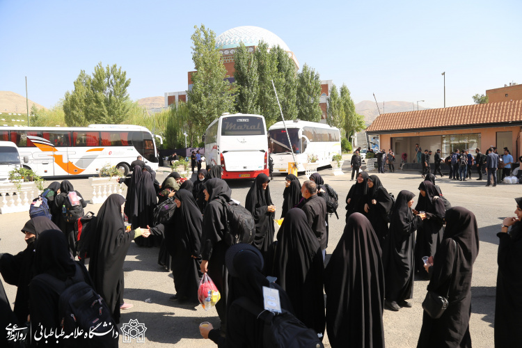 بازگشت کاروان زیارتی دانشجویان دانشگاه علامه‌طباطبائی از پیاده‌روی اربعین