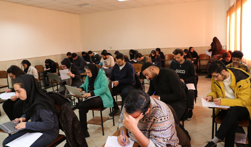برگزاری امتحانات پایان ترم تحصیلات تکمیلی در پردیس مرکزی دانشگاه علامه طباطبائی
