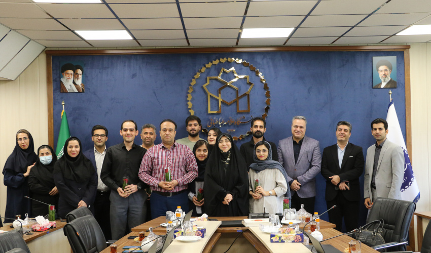 دیدار معاون فرهنگی و اجتماعی دانشگاه علامه طباطبائی با کارکنان روابط عمومی و پایگاه خبری دانشگاه (عطنا)