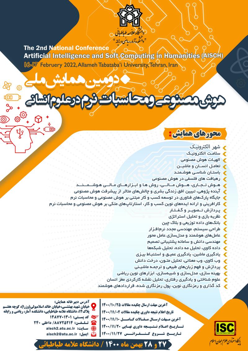 دومین همایش ملی هوش مصنوعی و محاسبات نرم در علوم انسانی برگزار شد