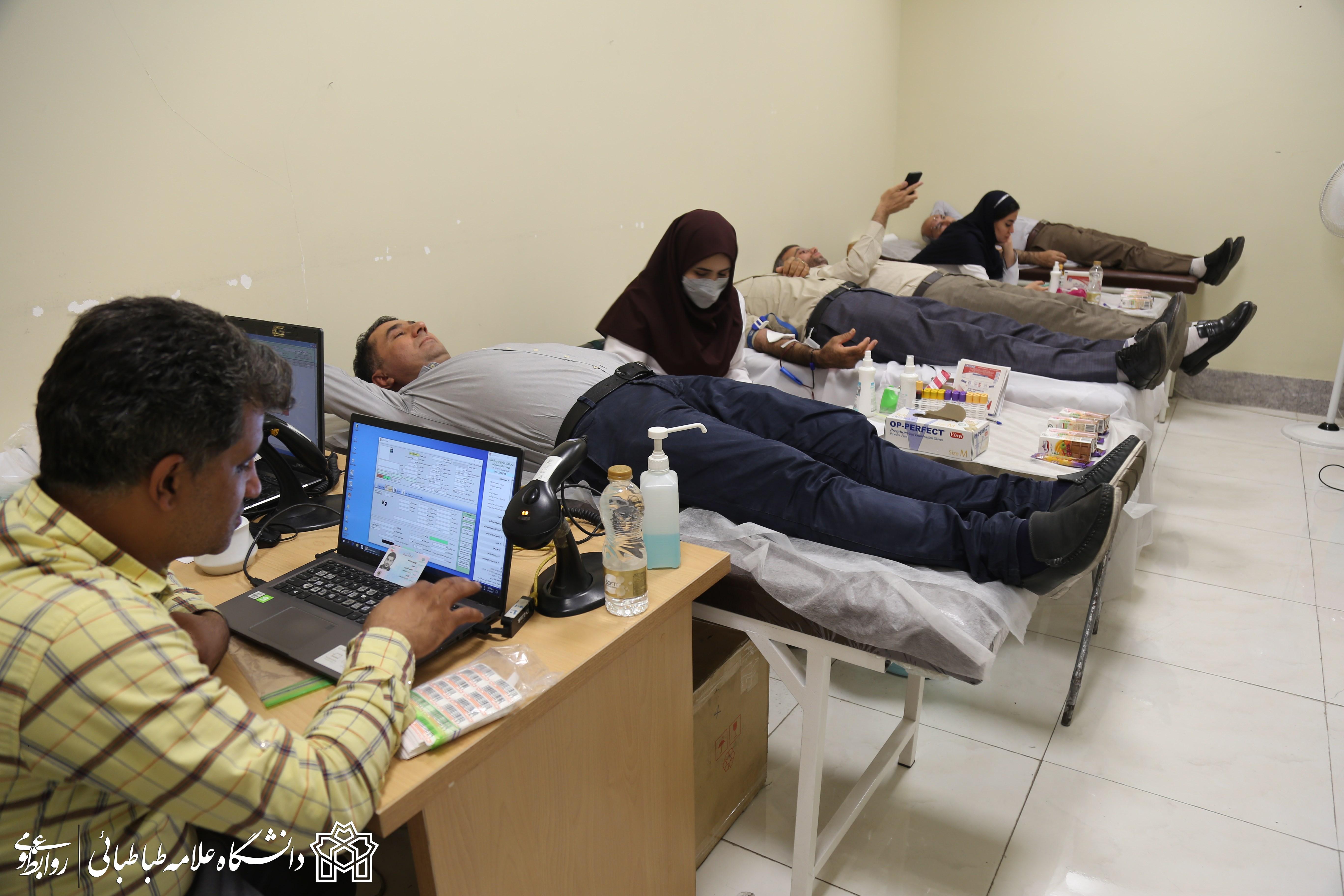 پویش «اهدای خون جامعه ورزش و جوانان» در دانشگاه علامه طباطبائی برگزار شد