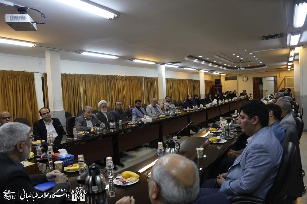 نشست هم ‏اندیشی رئیس دانشگاه علامه طباطبائی و اعضای هیئت علمی دانشکده علوم اجتماعی برگزار شد