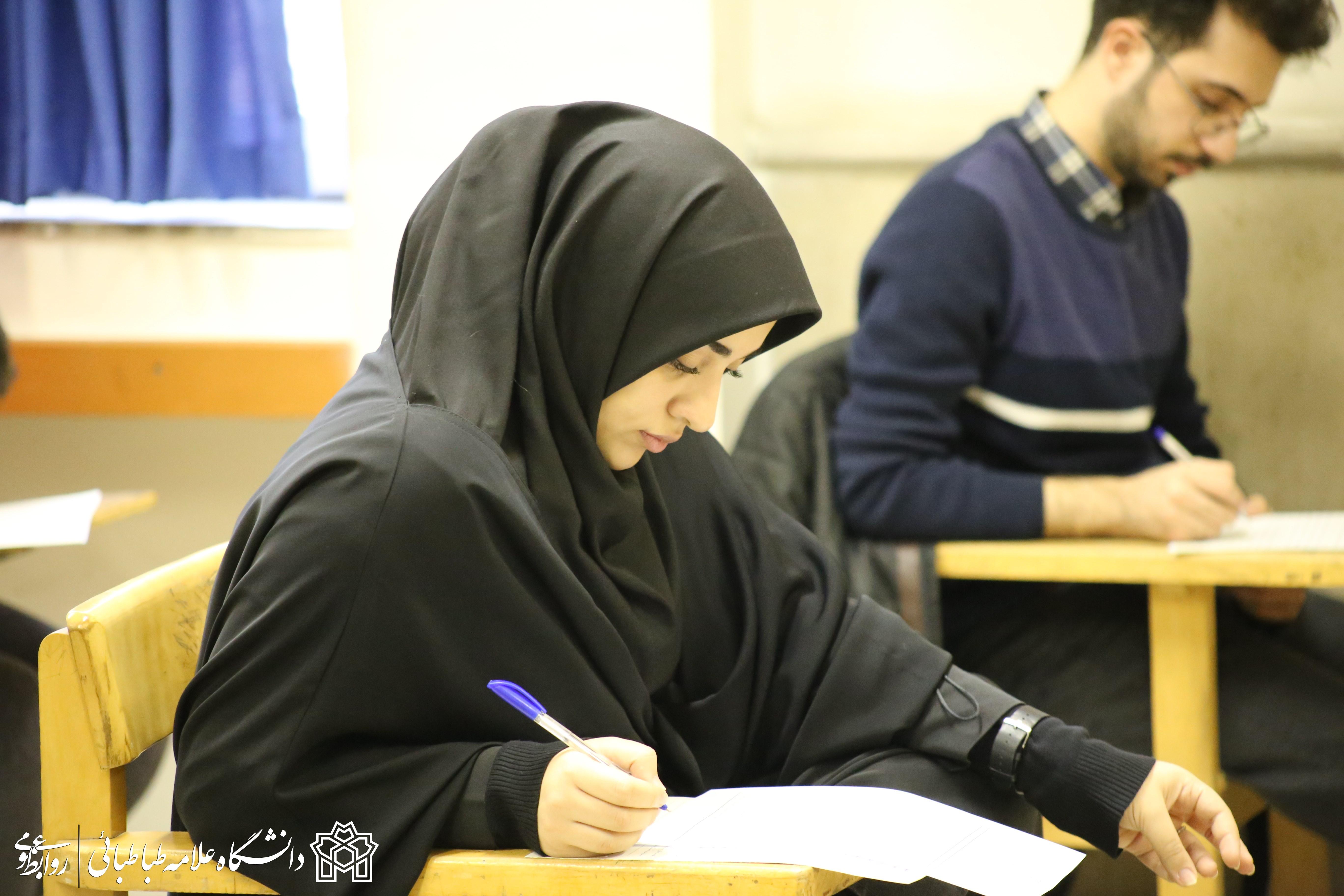 گزارش تصویری از برگزاری امتحانات پایان ترم در پردیس مرکزی دانشگاه علامه طباطبائی