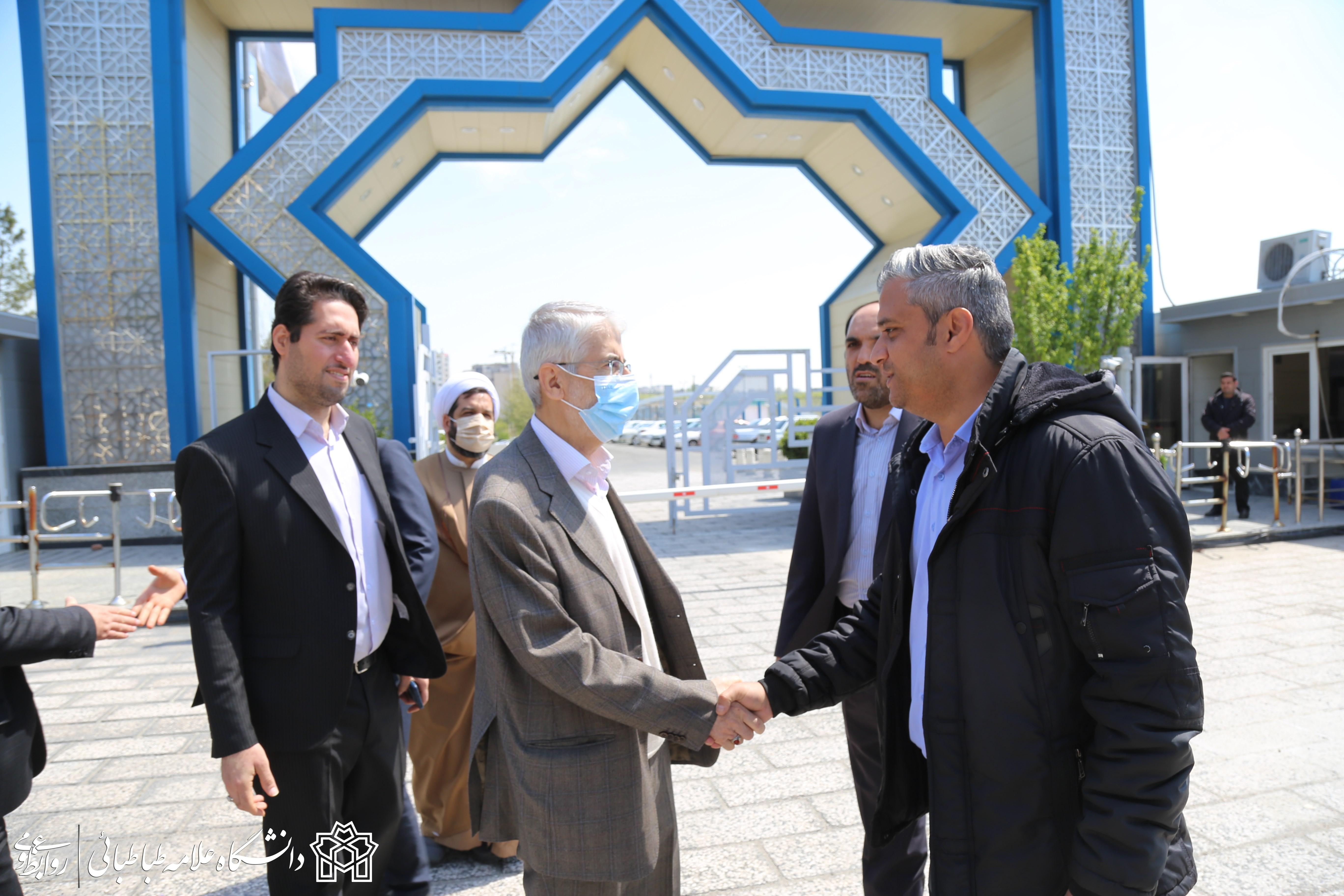 دیدار نوروزی رئیس دانشگاه علامه طباطبائی با اعضای هیئت علمی و کارکنان پردیس مرکزی دانشگاه/ گزارش تصویری