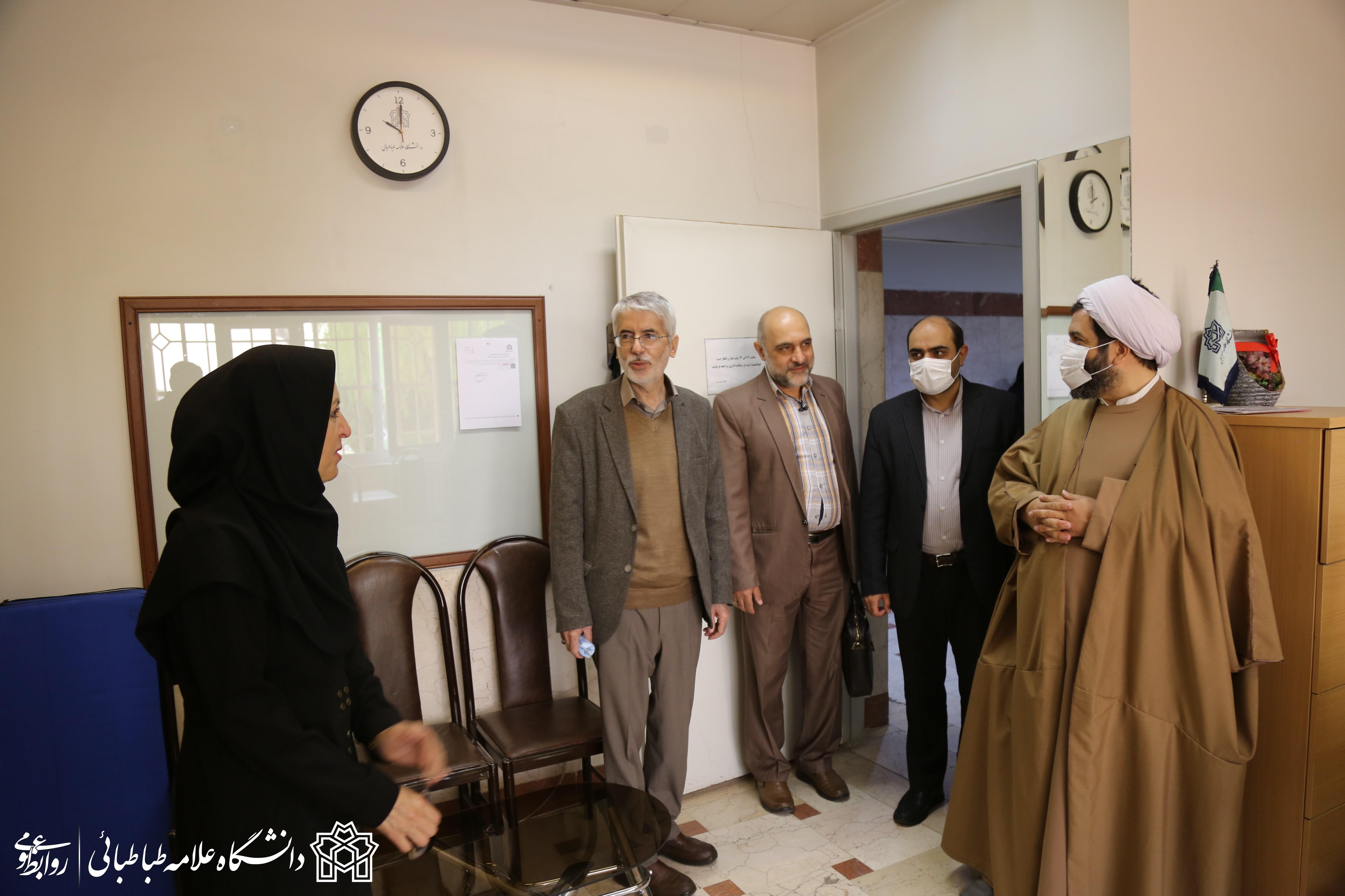 بازدید رئیس دانشگاه علامه طباطبائی از دانشکده های خارج از پردیس مرکزی دانشگاه