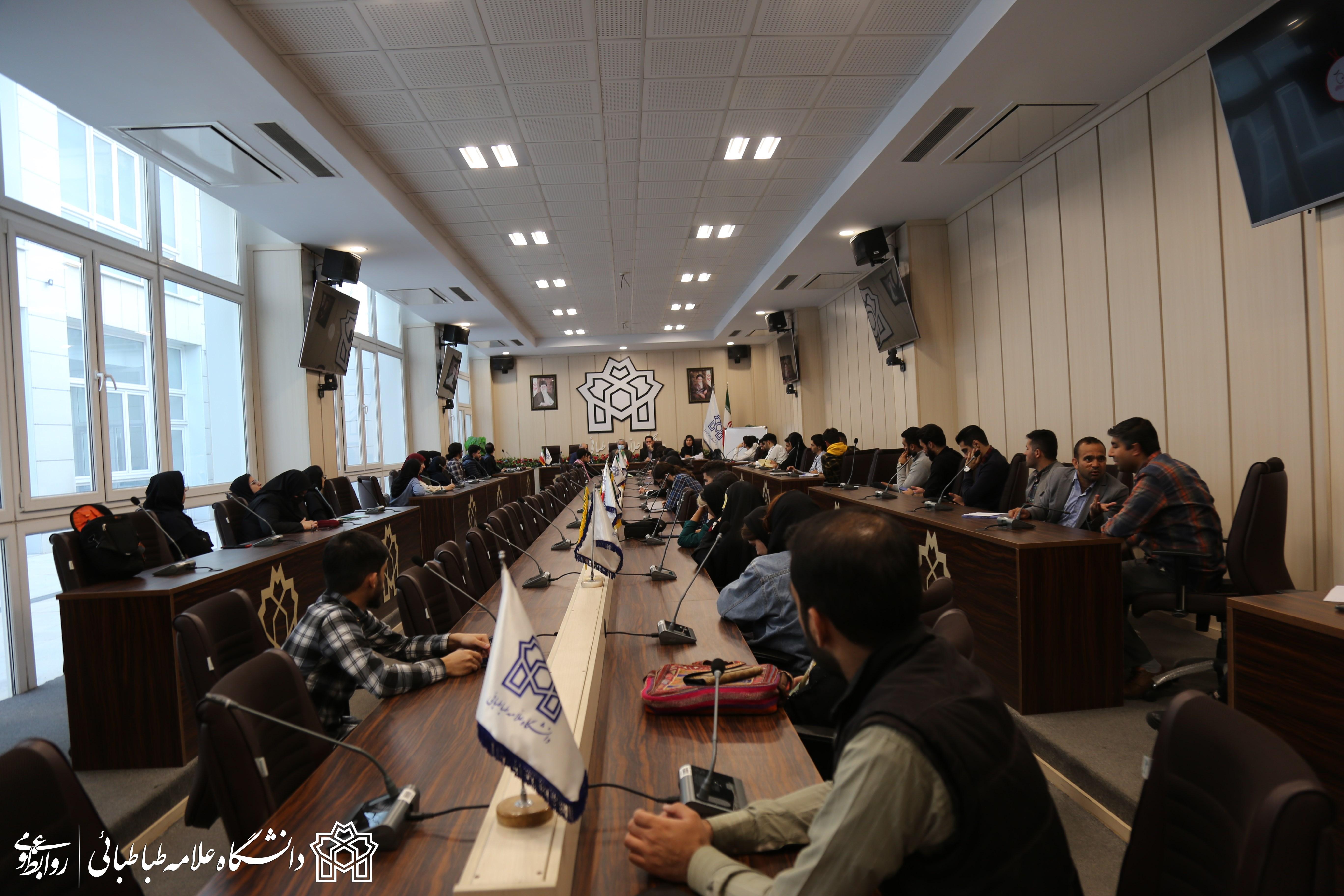 برگزاری نشست هم‌اندیشی رئیس دانشگاه علامه طباطبائی با دبیران انجمن‌های علمی دانشجویی و کانون‌های فرهنگی، هنری، اجتماعی، ادبی و مذهبی