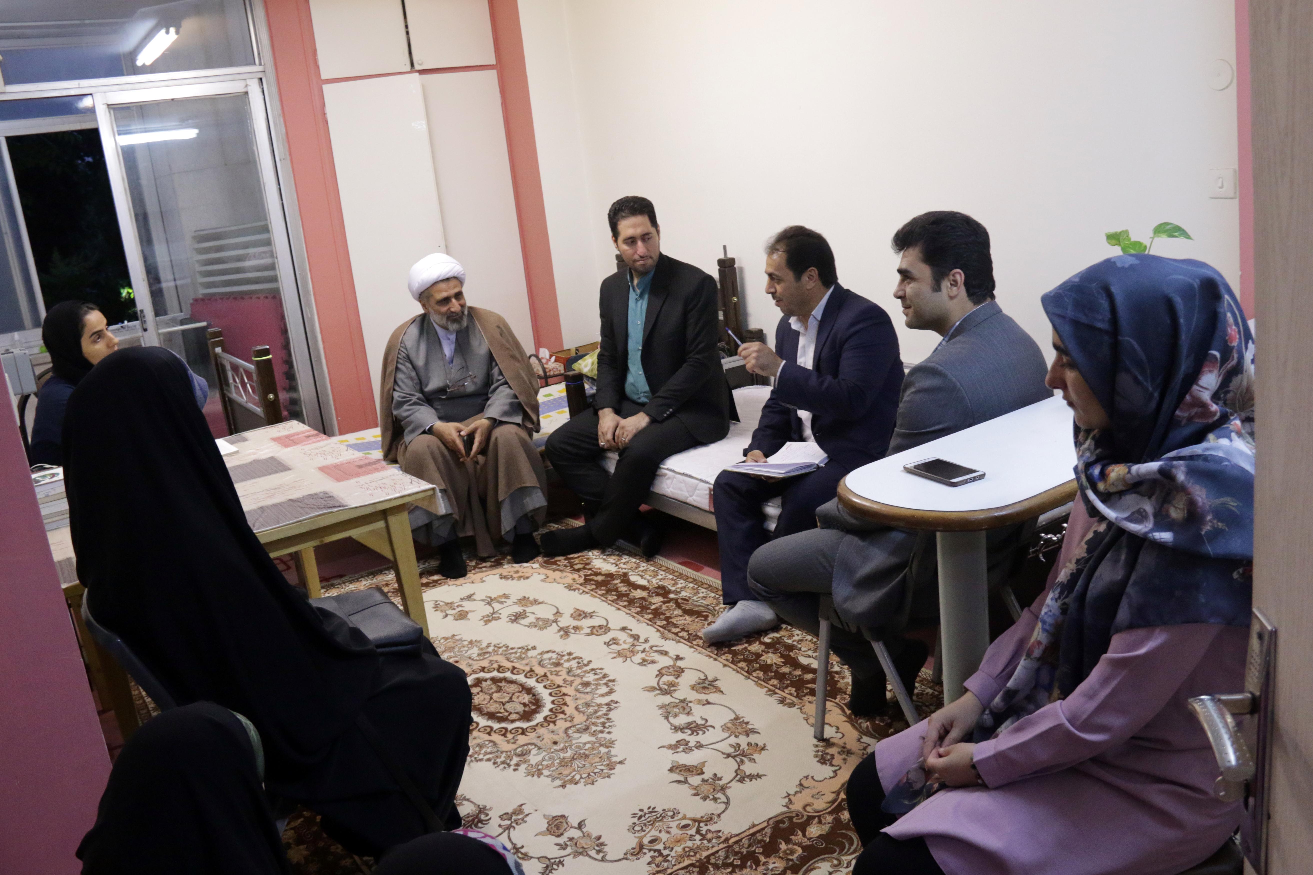 بازدید هیئت رئیسه، مدیران و استادان دانشگاه علامه طباطبائی از مجموعه خوابگاهی «شهید سلامت»