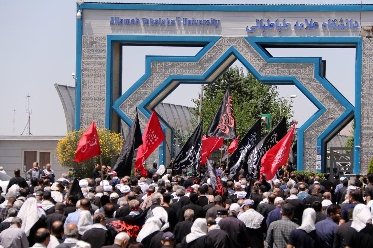 نخستین اجتماع بزرگ مردمی منطقه ۲۲ تهران به مناسبت شهادت امام جعفر صادق (ع)