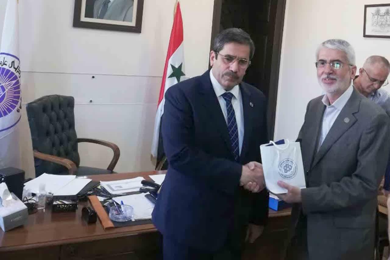 بازدید رئیس دانشگاه علامه طباطبائی به همراه هیئت علمی و دانشگاهی کشورمان، از دانشگاه های دمشق، حلب و حمص