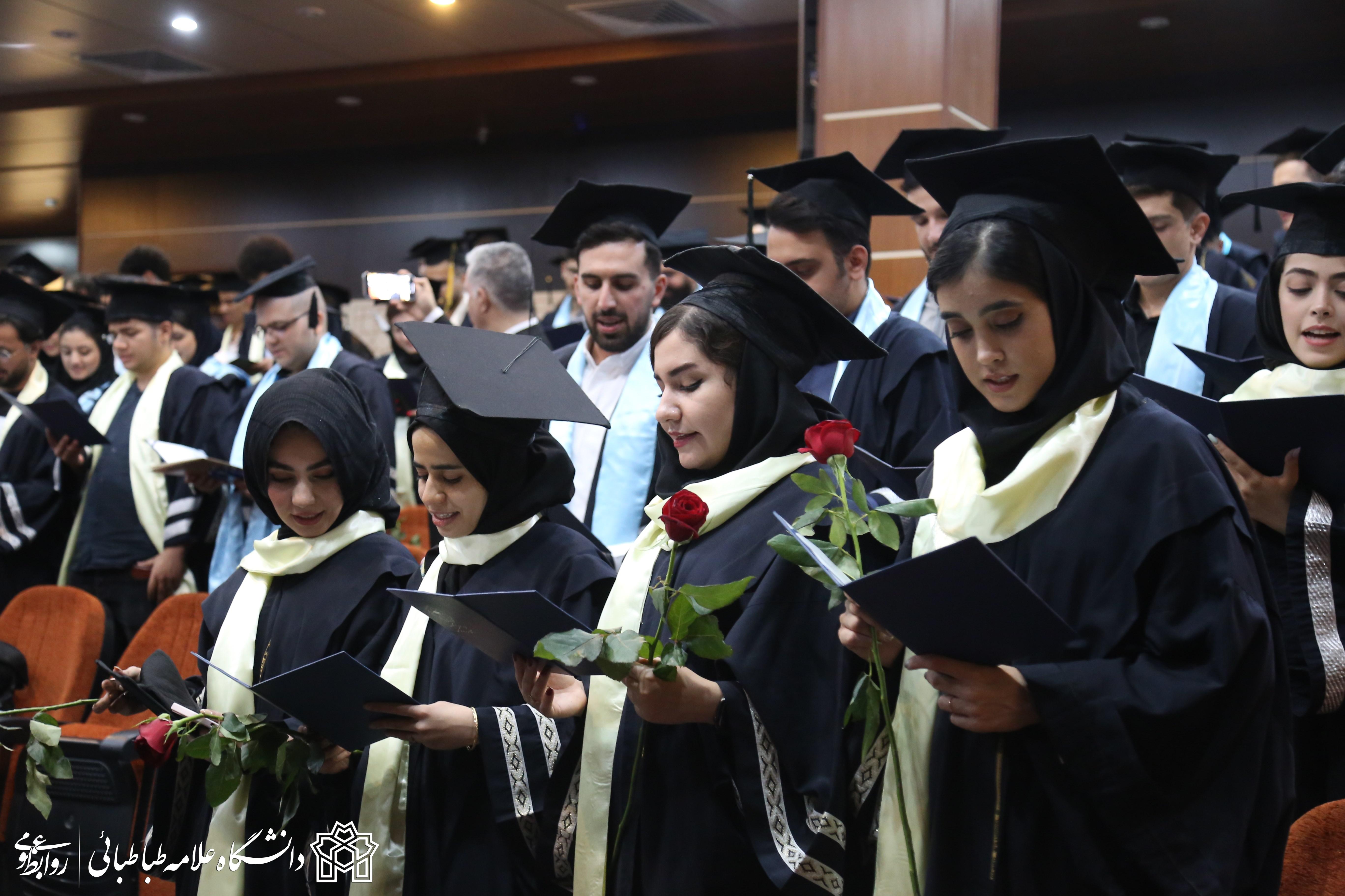 آیین دانش‌آموختگی، دانش‌آموختگان دانشگاه علامه‌طباطبائی مقطع کارشناسی- ورودی۱۳۹۸