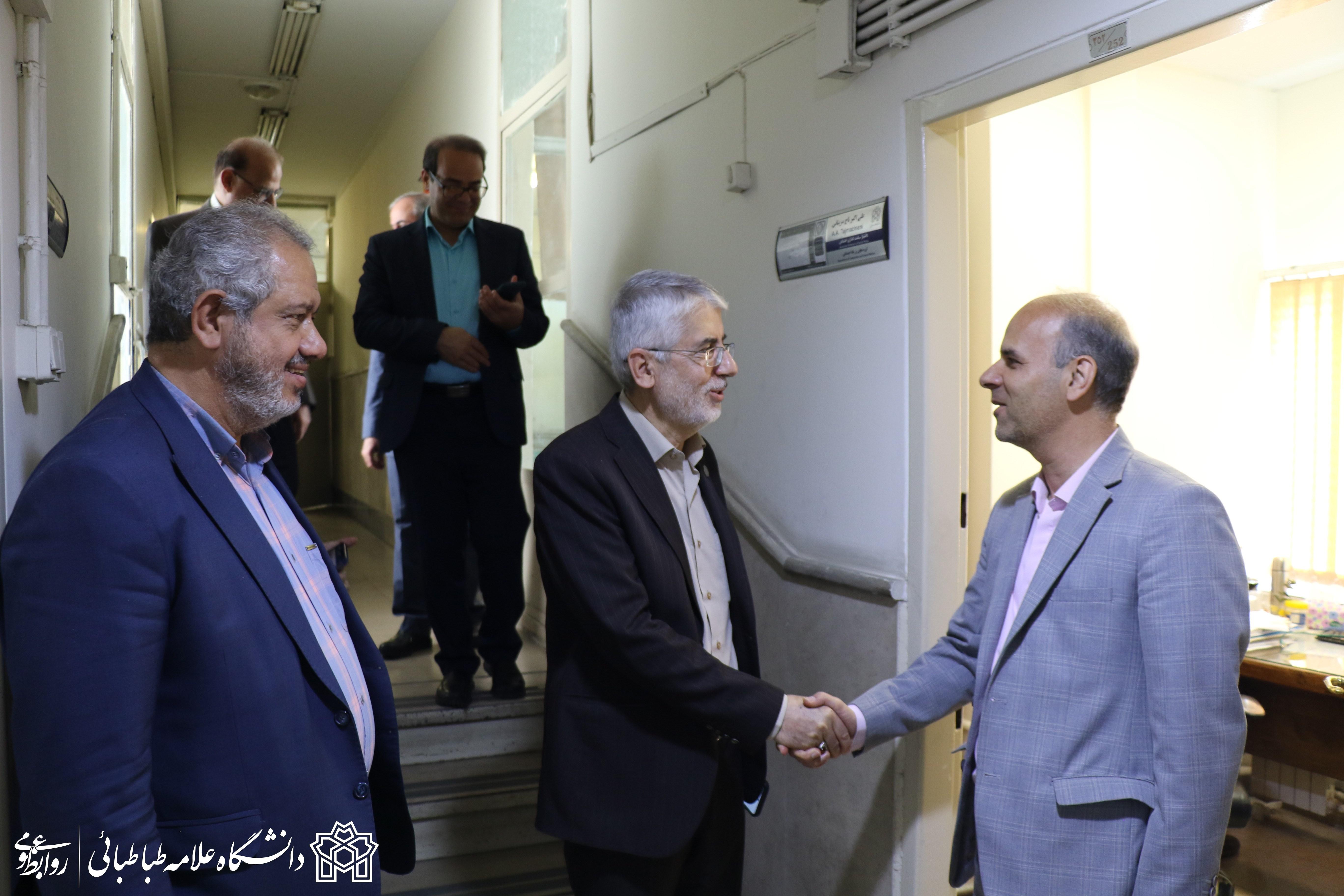 دیدار نوروزی رئیس دانشگاه علامه‌طباطبائی با کارکنان و اعضای هیئت علمی دانشکده‌های خارج از پردیس مرکزی