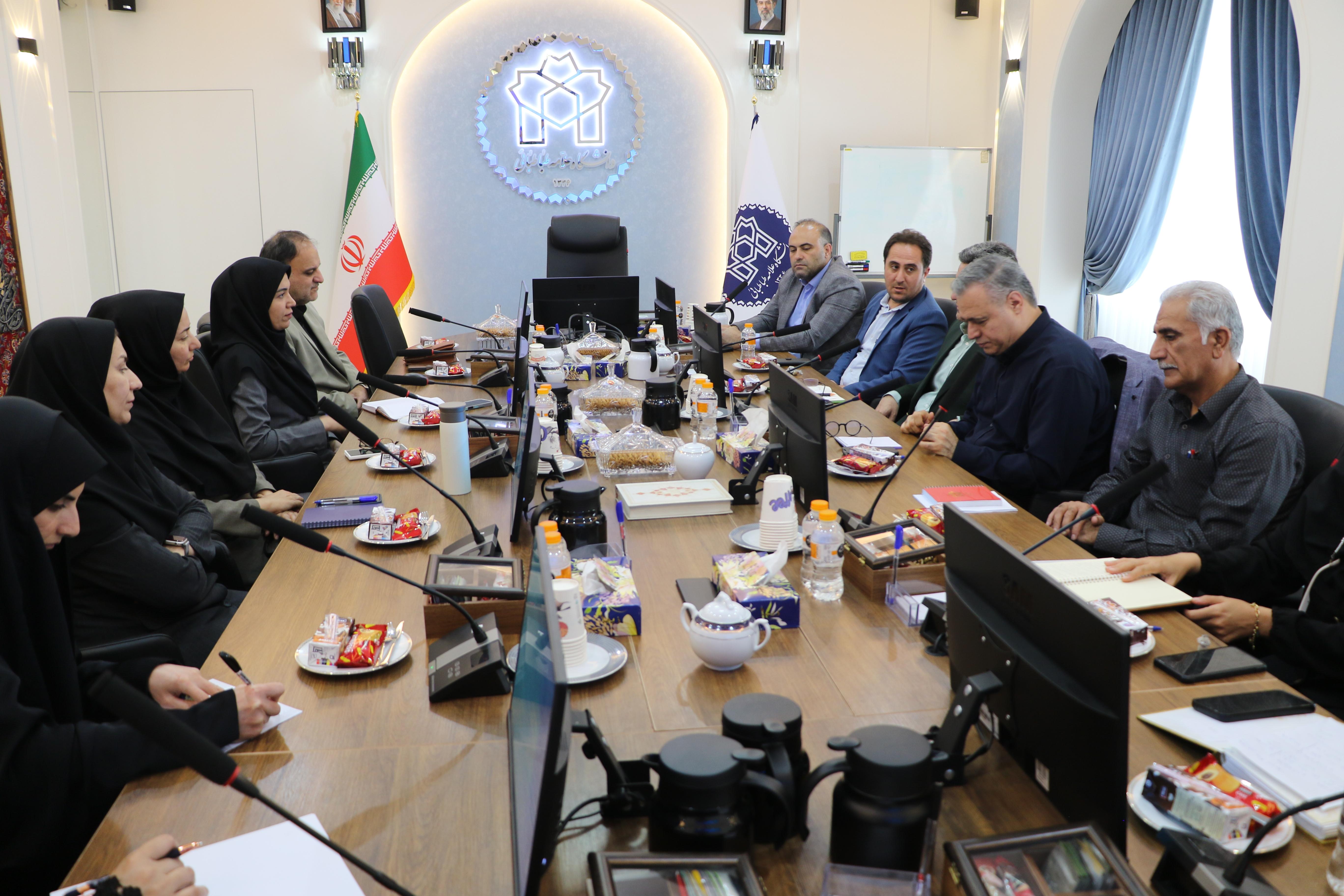 نشست مشترک مدیریت همکاری‌های بین‌المللی دانشگاه علامه طباطبائی با مرکز کنسولی سازمان امور دانشجویان وزارت علوم و پلیس اتباع